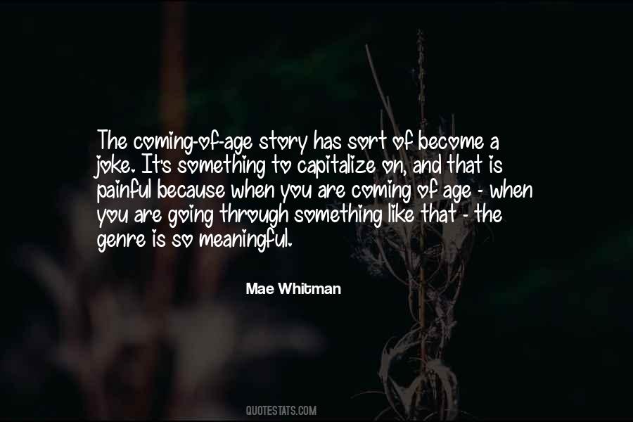 Mae Whitman Quotes #1260178