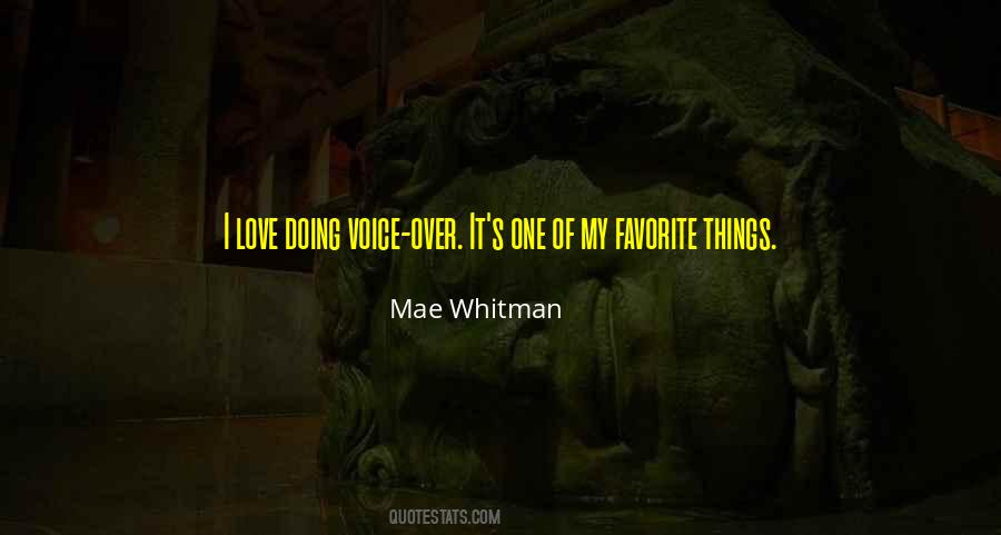 Mae Whitman Quotes #45809