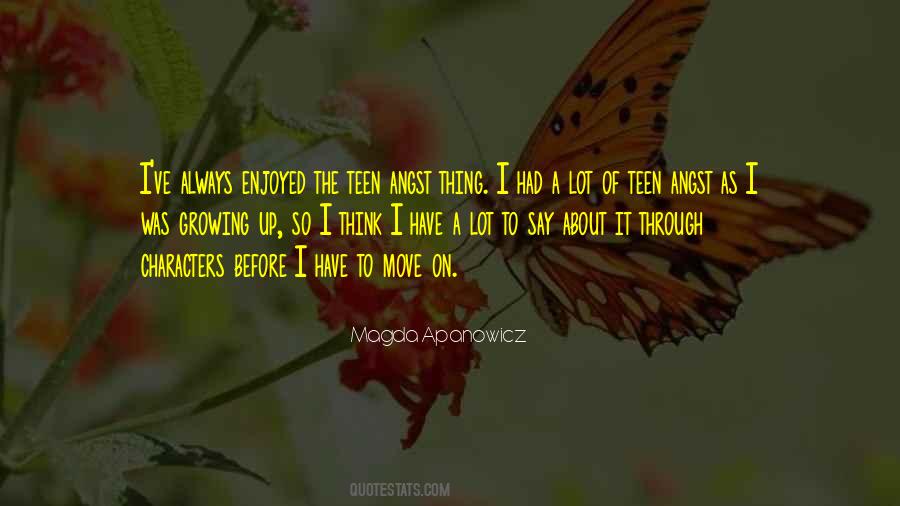 Magda Apanowicz Quotes #255941