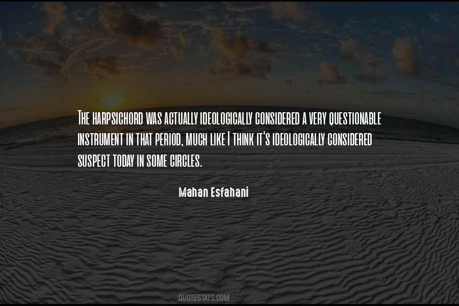 Mahan Esfahani Quotes #215721