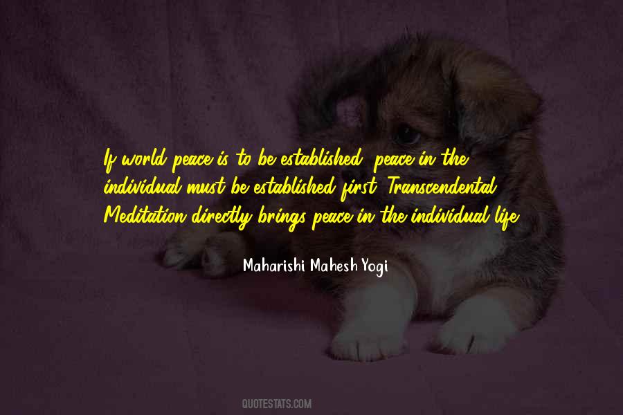Maharishi Mahesh Yogi Quotes #1766197