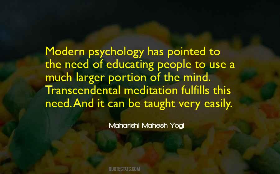 Maharishi Mahesh Yogi Quotes #1801497