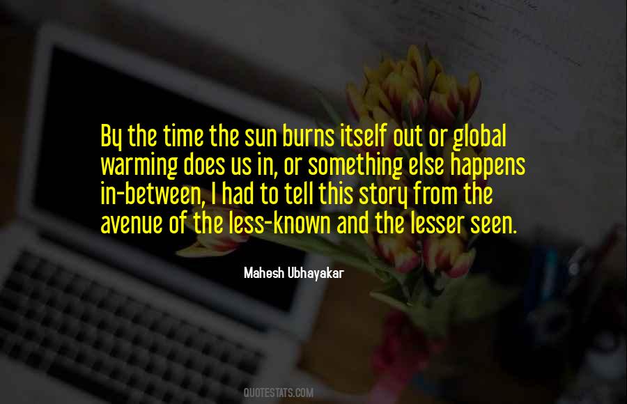 Mahesh Ubhayakar Quotes #1180903