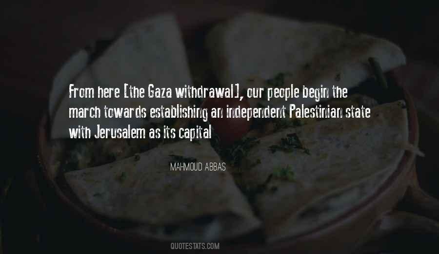 Mahmoud Abbas Quotes #420381
