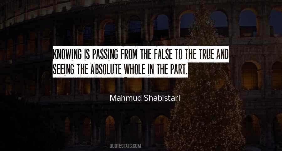 Mahmud Shabistari Quotes #1525441