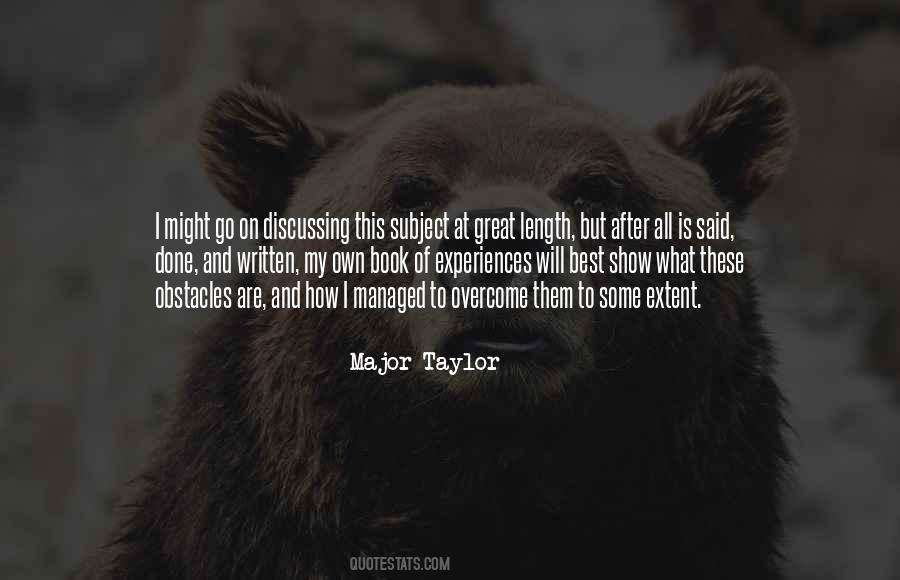 Major Taylor Quotes #553508