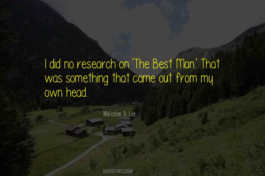 Malcolm D. Lee Quotes #601347