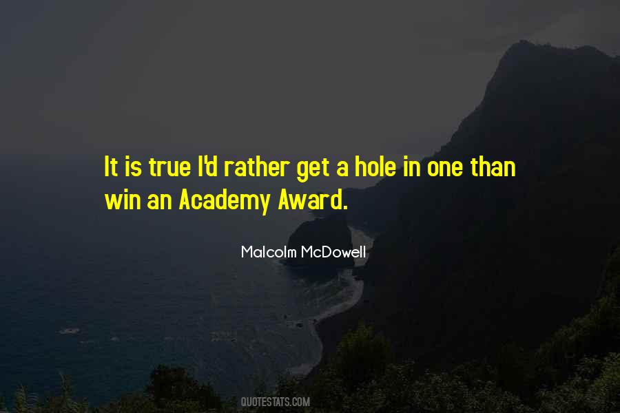 Malcolm McDowell Quotes #1683001