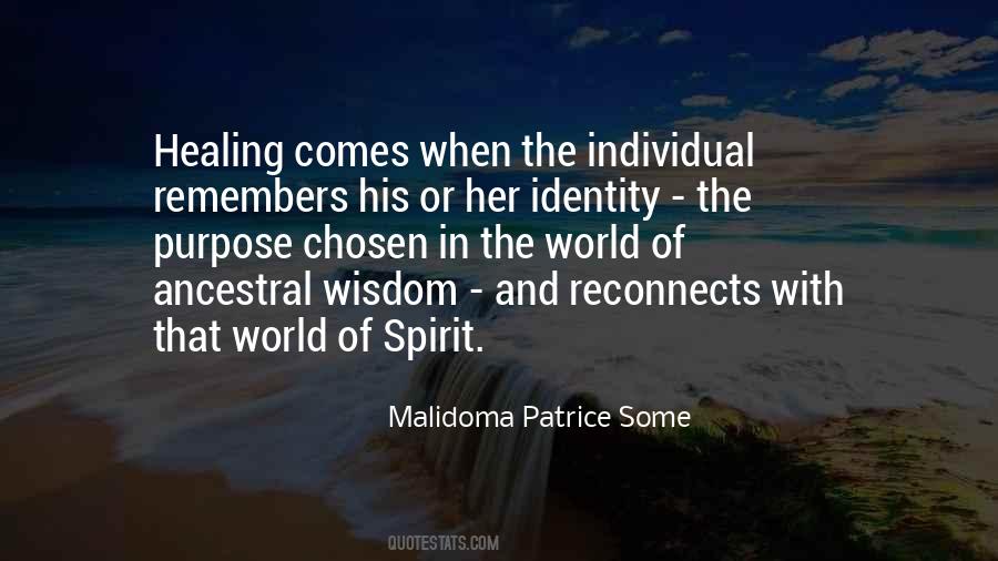 Malidoma Patrice Some Quotes #1379528