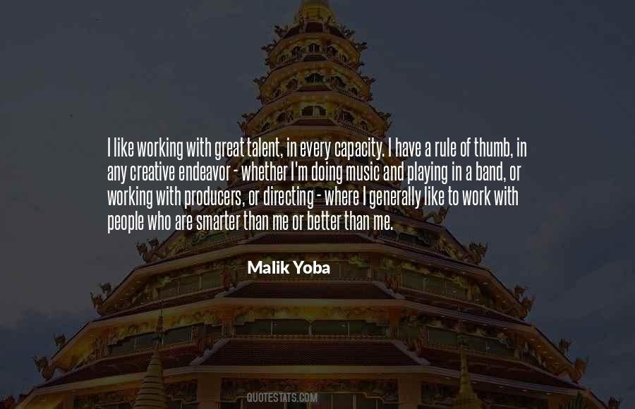 Malik Yoba Quotes #277634