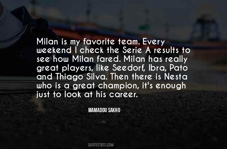 Mamadou Sakho Quotes #1562813