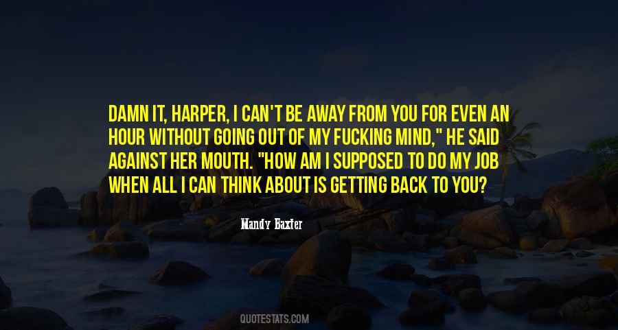 Mandy Baxter Quotes #574381
