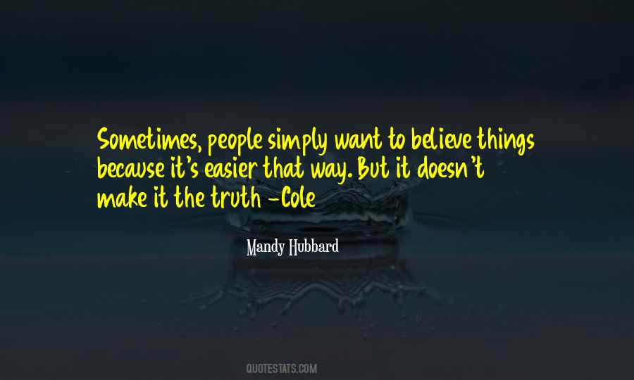 Mandy Hubbard Quotes #421805