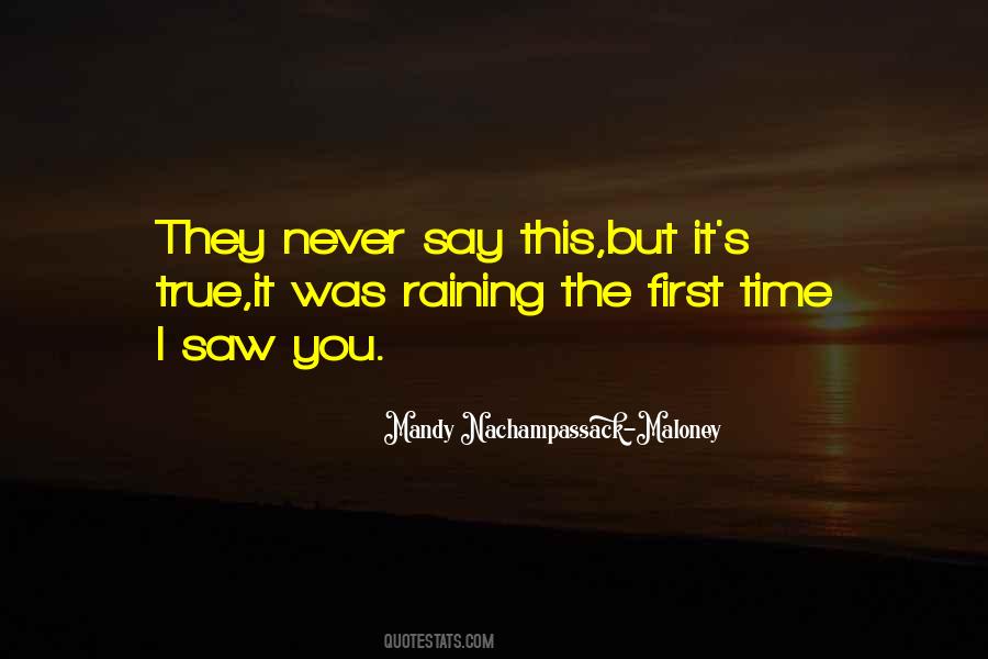 Mandy Nachampassack-Maloney Quotes #611317