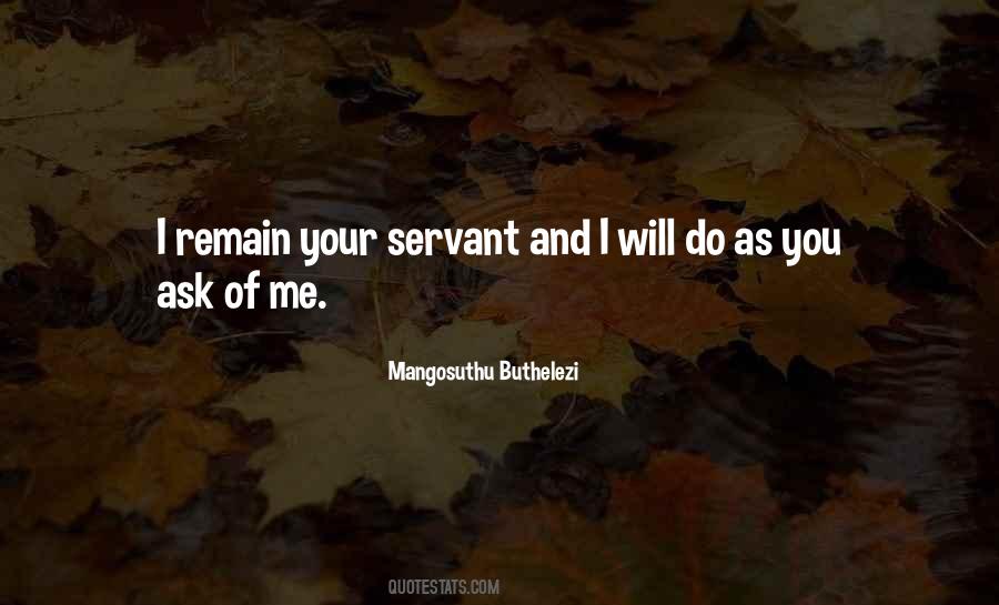 Mangosuthu Buthelezi Quotes #1245804