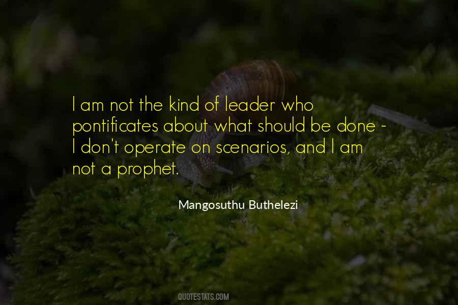 Mangosuthu Buthelezi Quotes #958223