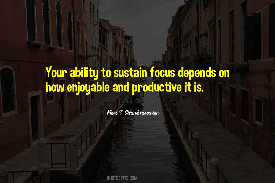 Mani S. Sivasubramanian Quotes #1124591