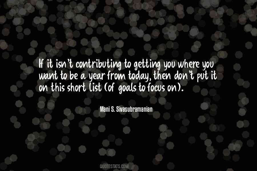 Mani S. Sivasubramanian Quotes #1177106