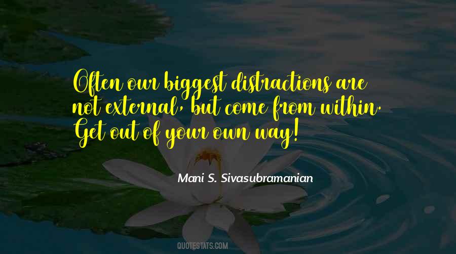Mani S. Sivasubramanian Quotes #839887