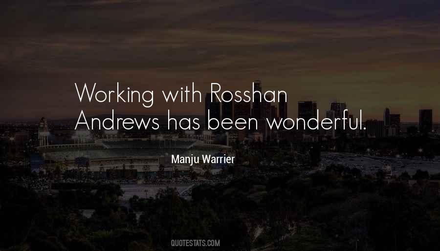 Manju Warrier Quotes #823265