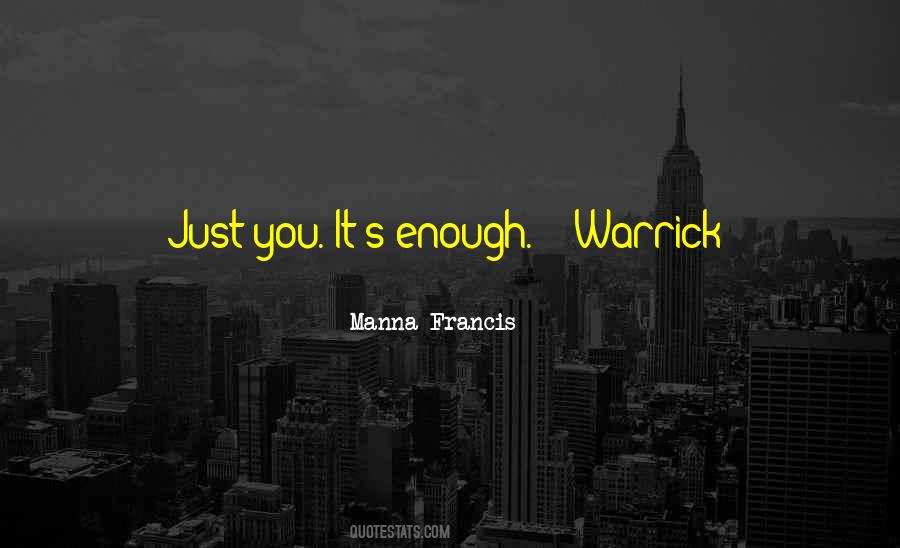 Manna Francis Quotes #295651