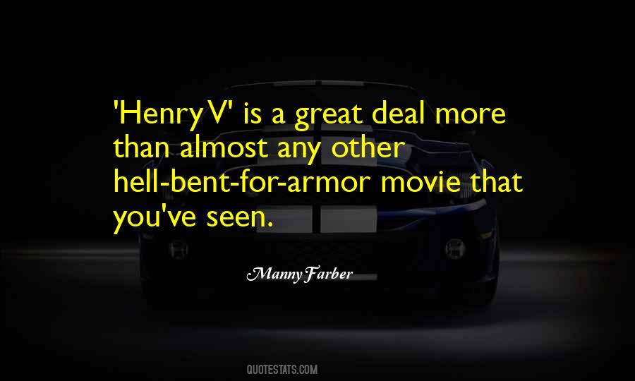 Manny Farber Quotes #325853