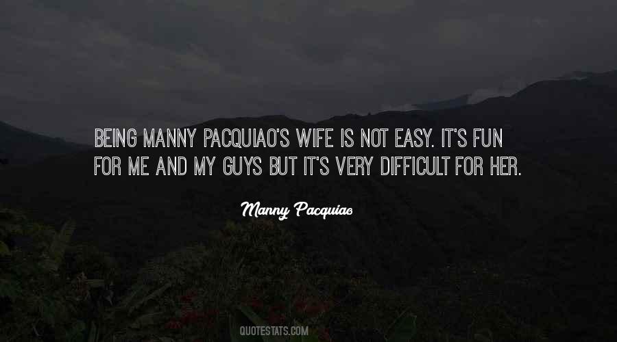 Manny Pacquiao Quotes #1004879