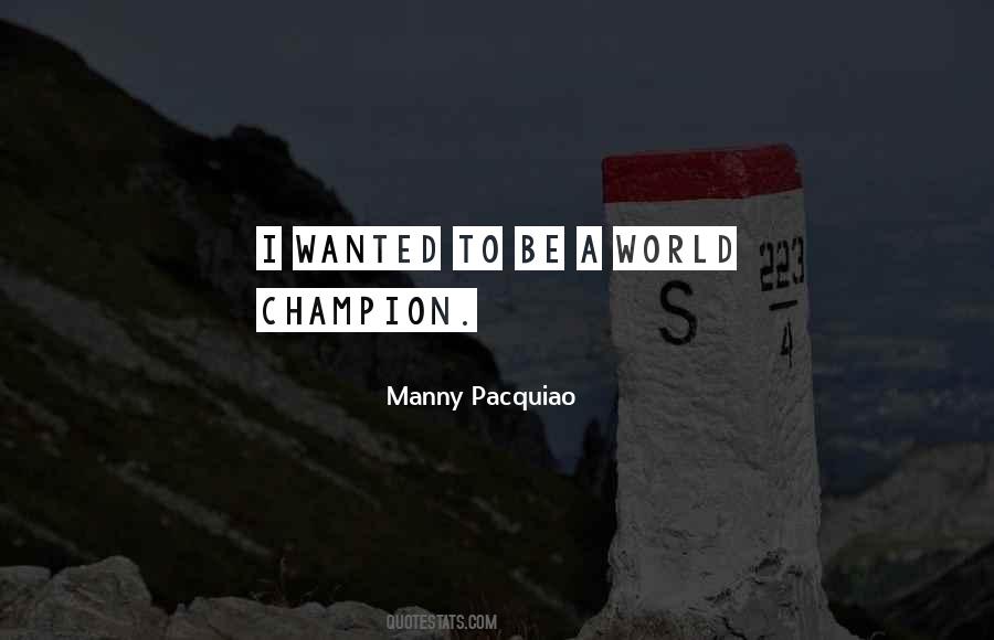 Manny Pacquiao Quotes #373013