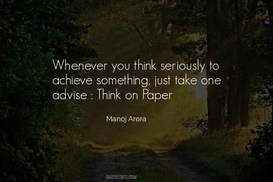 Manoj Arora Quotes #796667