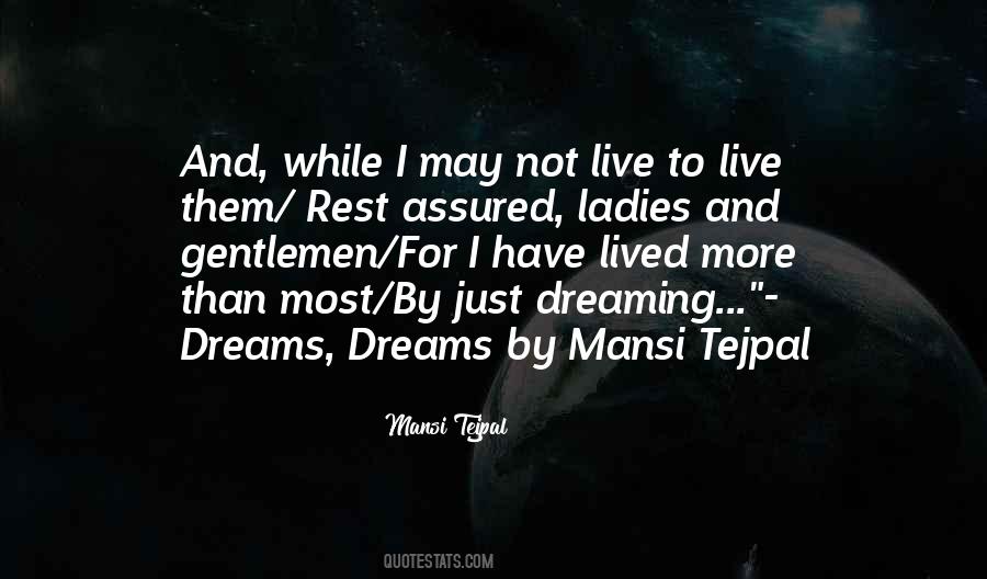 Mansi Tejpal Quotes #563526