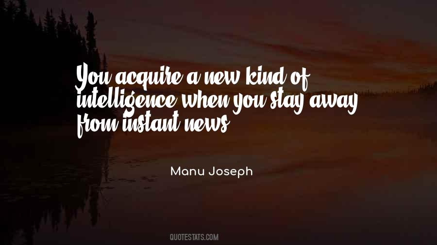 Manu Joseph Quotes #1271943