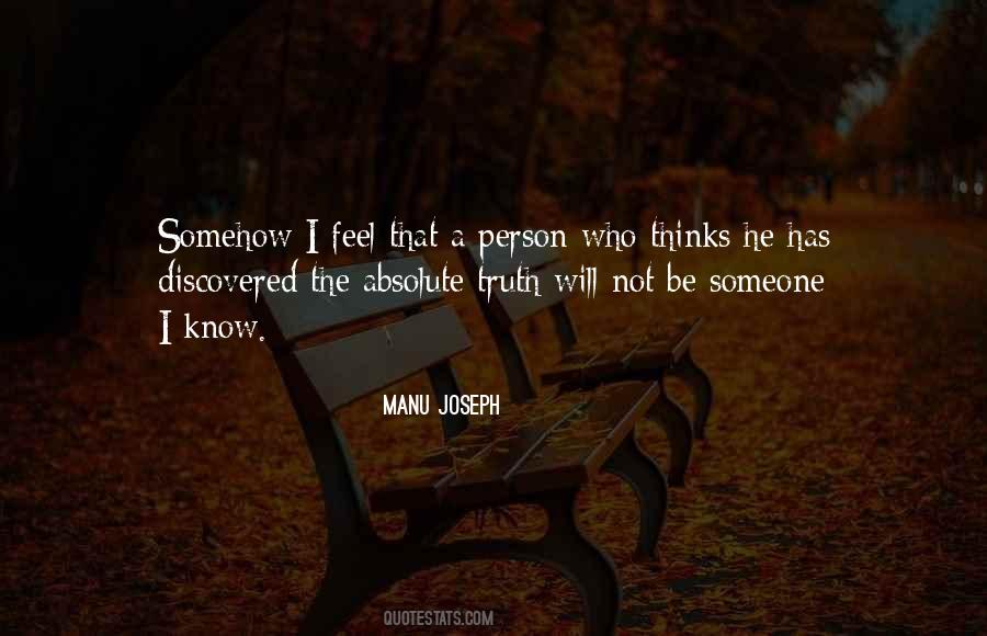 Manu Joseph Quotes #38103