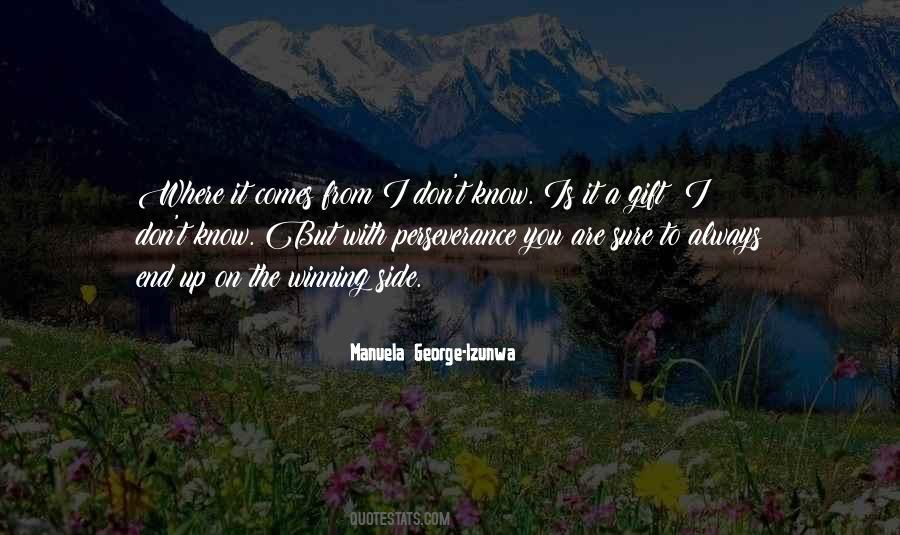 Manuela George-Izunwa Quotes #1699600