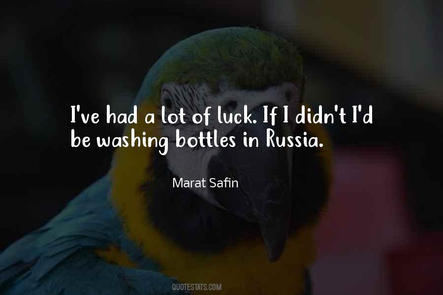 Marat Safin Quotes #1318296