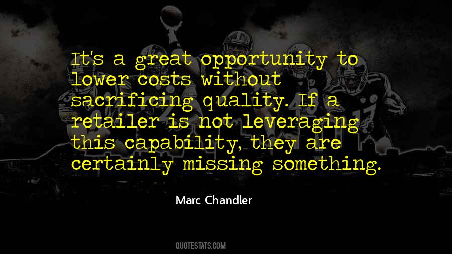 Marc Chandler Quotes #1522766