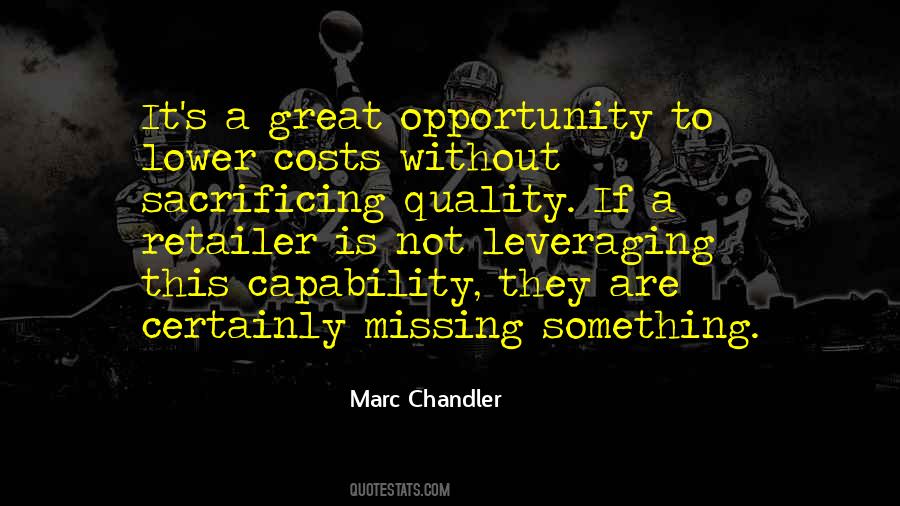 Marc Chandler Quotes #1522766 Marc Chandler Quotes #1522766