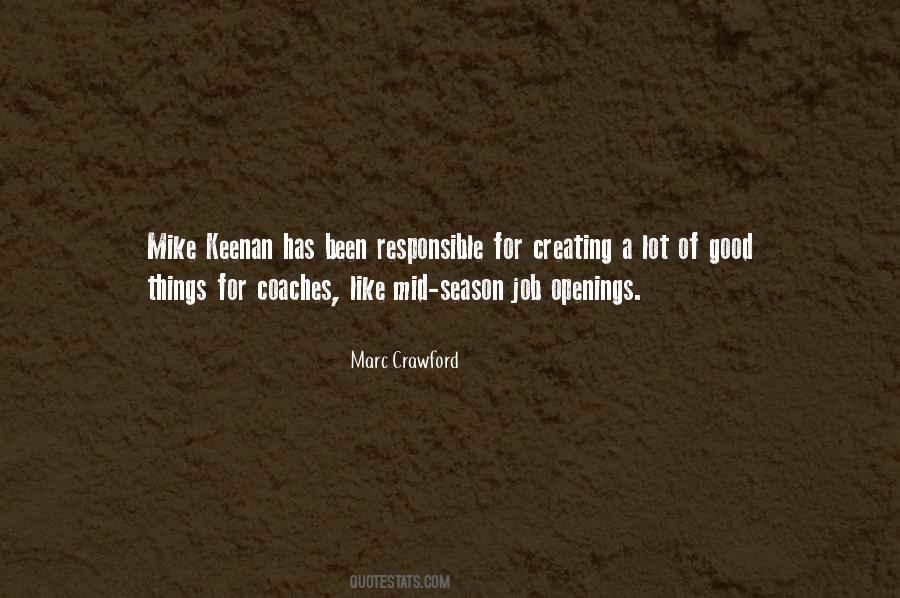 Marc Crawford Quotes #1784621 Marc Crawford Quotes #1784621