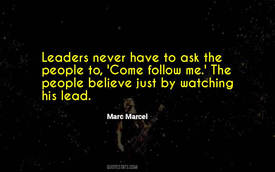 Marc Marcel Quotes #242625