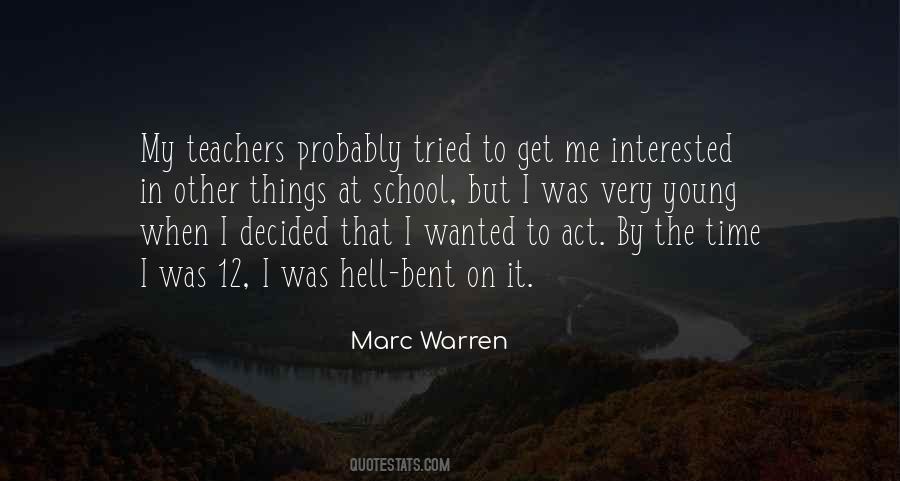 Marc Warren Quotes #4734