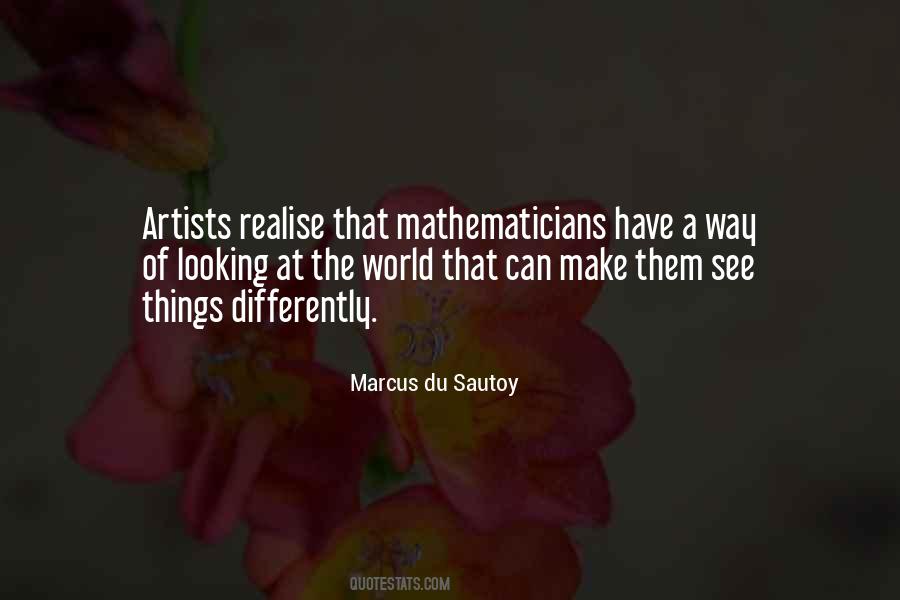 Marcus Du Sautoy Quotes #1732419