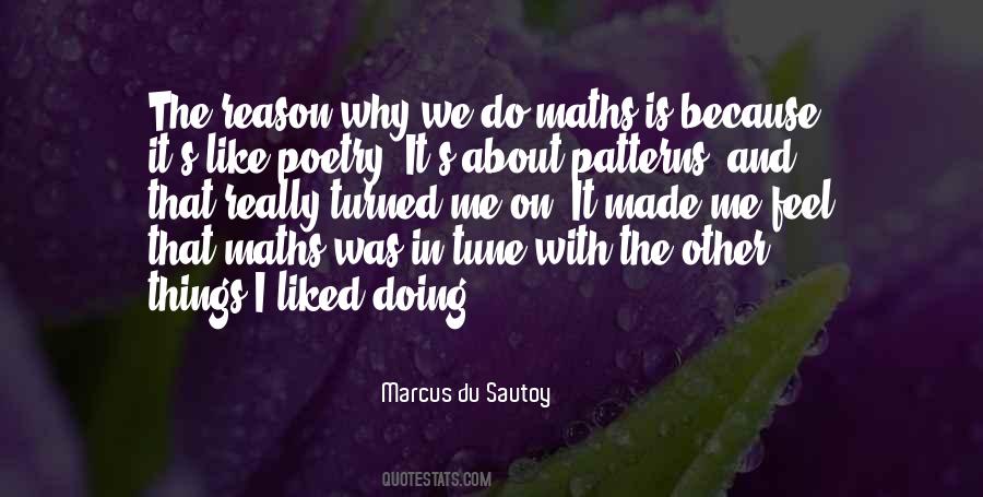 Marcus Du Sautoy Quotes #1844075