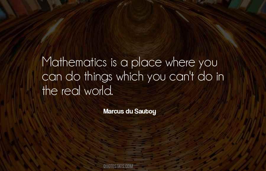 Marcus Du Sautoy Quotes #713621