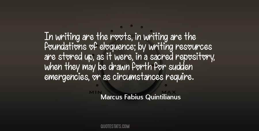 Marcus Fabius Quintilianus Quotes #1560007