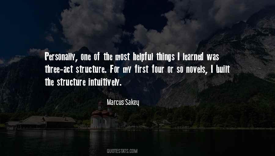 Marcus Sakey Quotes #672448