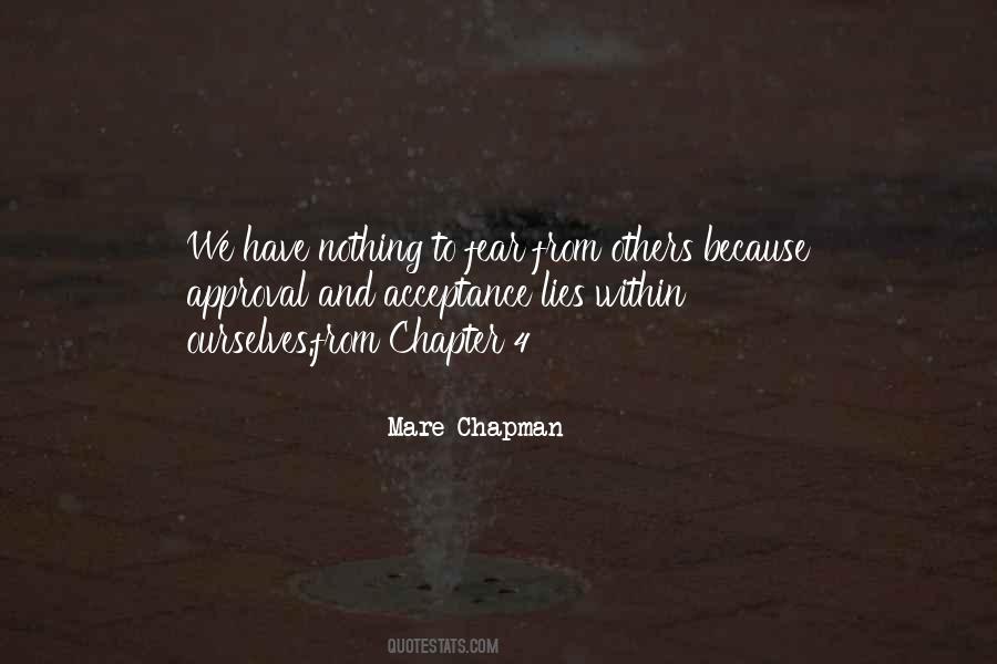 Mare Chapman Quotes #335068