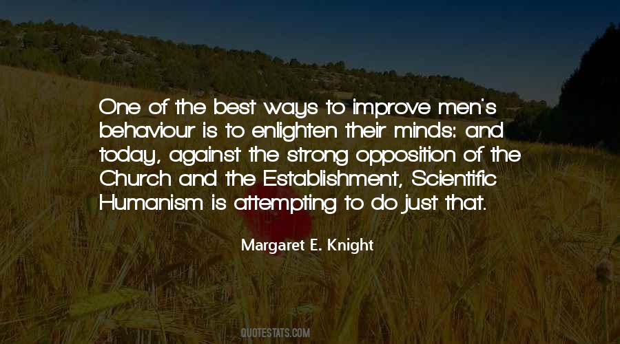 Margaret E. Knight Quotes #1145664