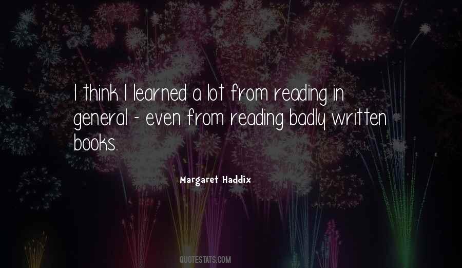 Margaret Haddix Quotes #1714134