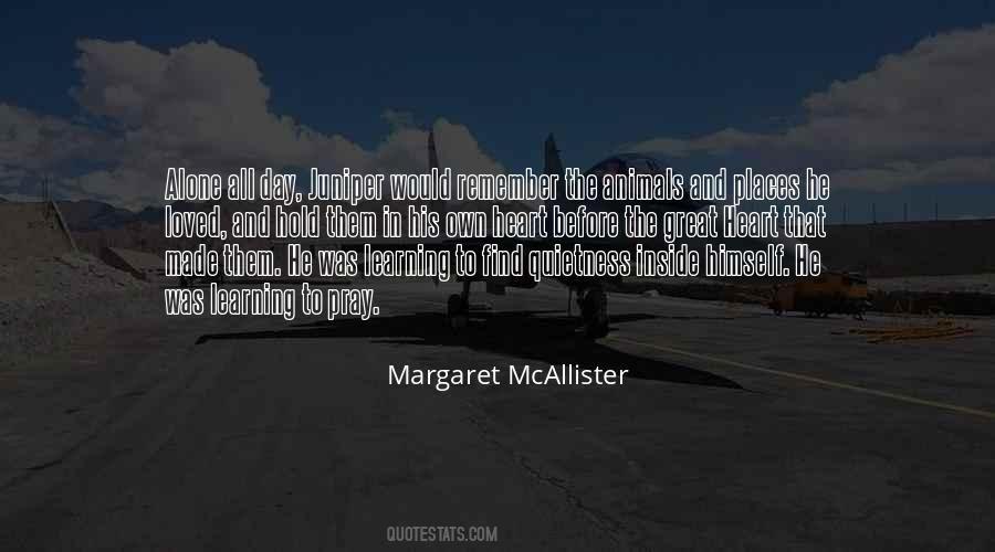 Margaret McAllister Quotes #567677 Margaret McAllister Quotes #567677