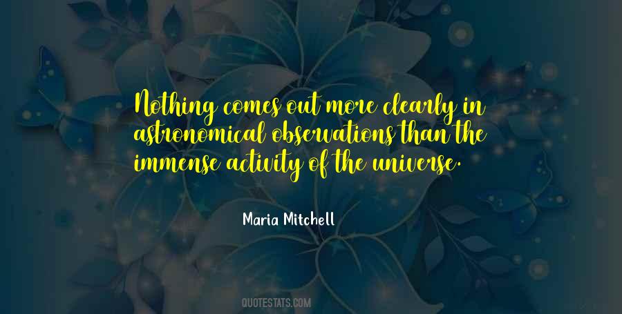 Maria Mitchell Quotes #781426