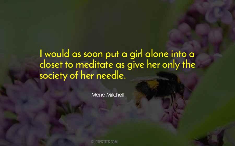 Maria Mitchell Quotes #908638